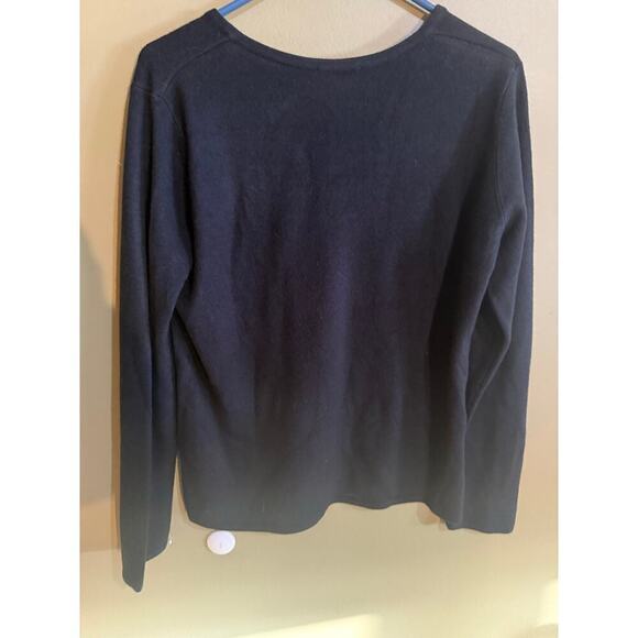 Christopher and Banks wool blend Christmas sweater beaded tree L - Picture 2 of 8